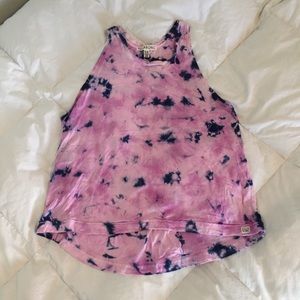 Billabong Muscle Flowy Tie-Dye Tank Top